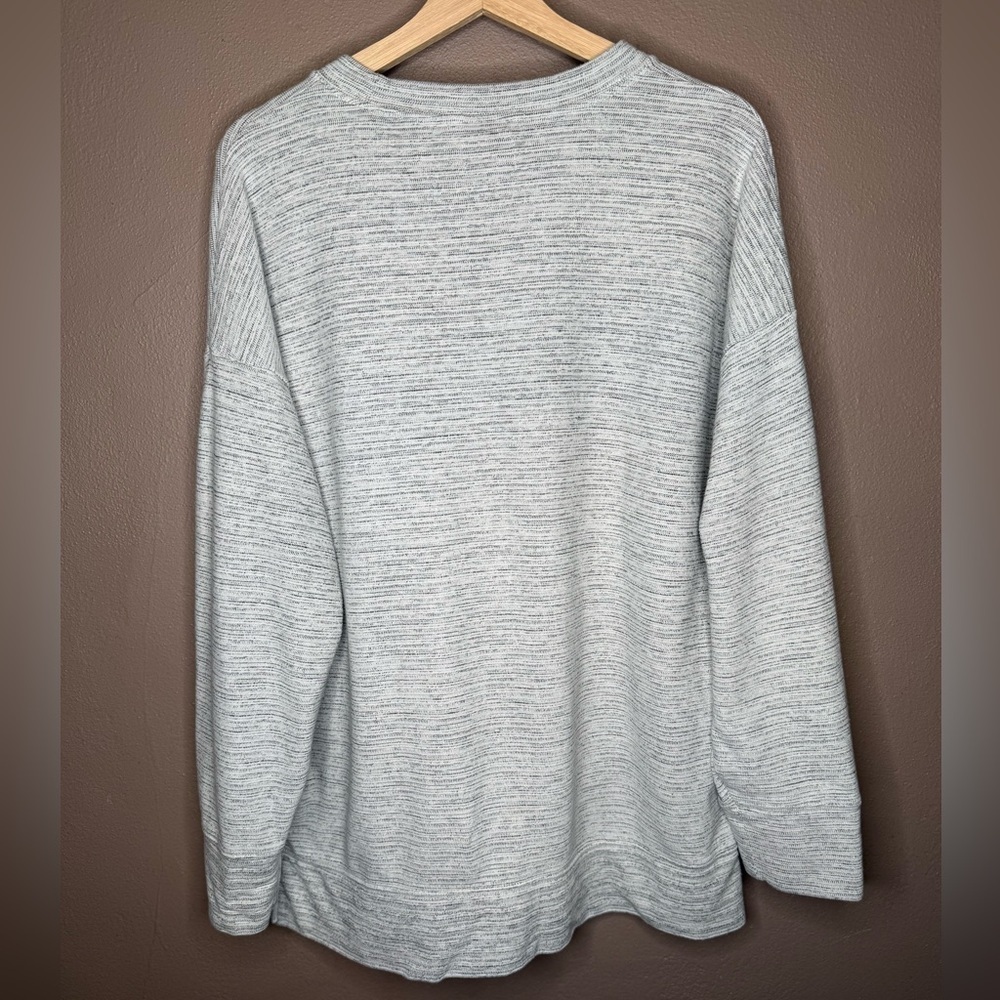 Aerie Marled Light Weight Oversized Pullover Crewneck Sweatshirt Women's Medium - Picture 11 of 16
